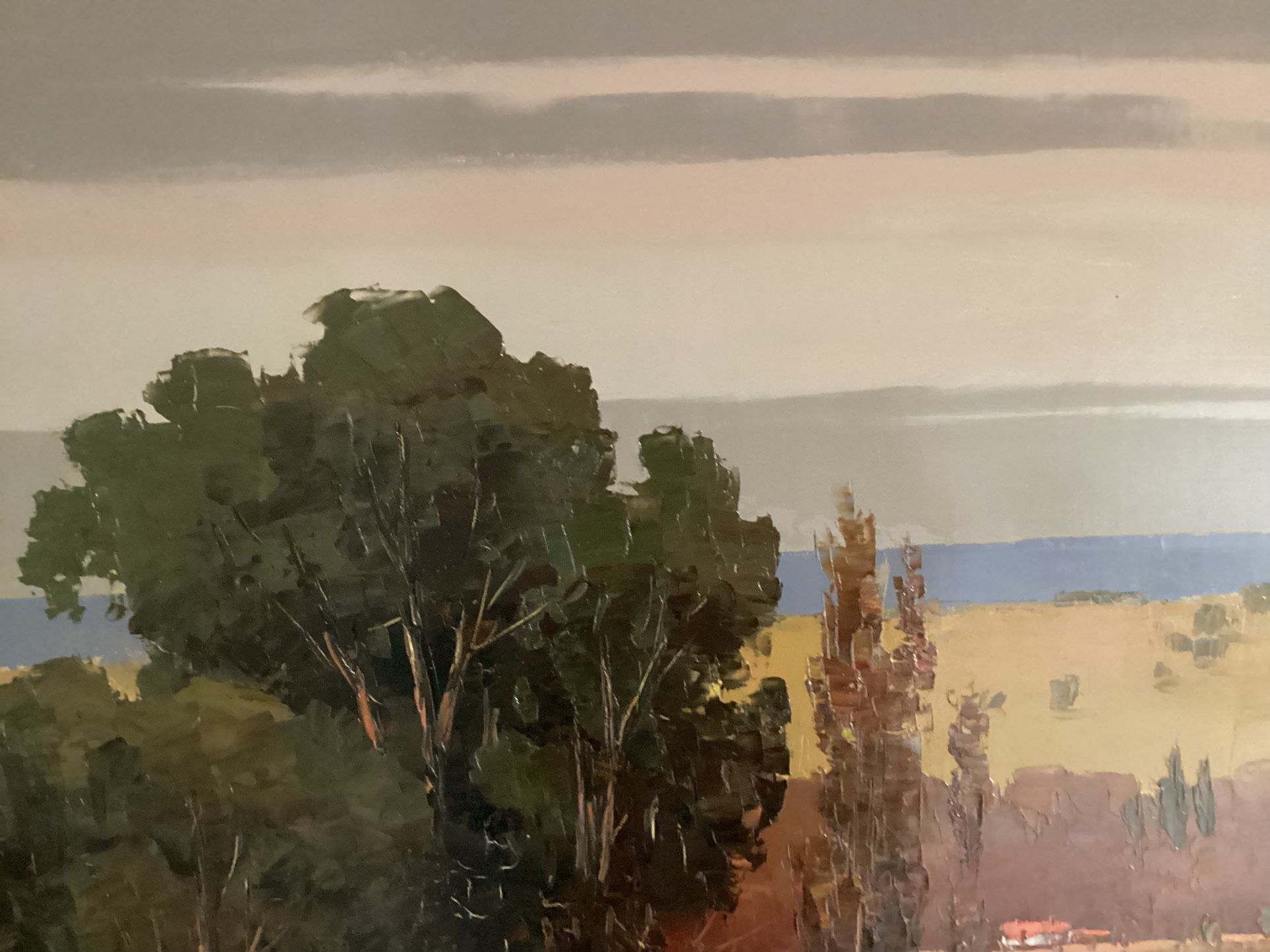 Landscape Palet Knife Oil Painting 
