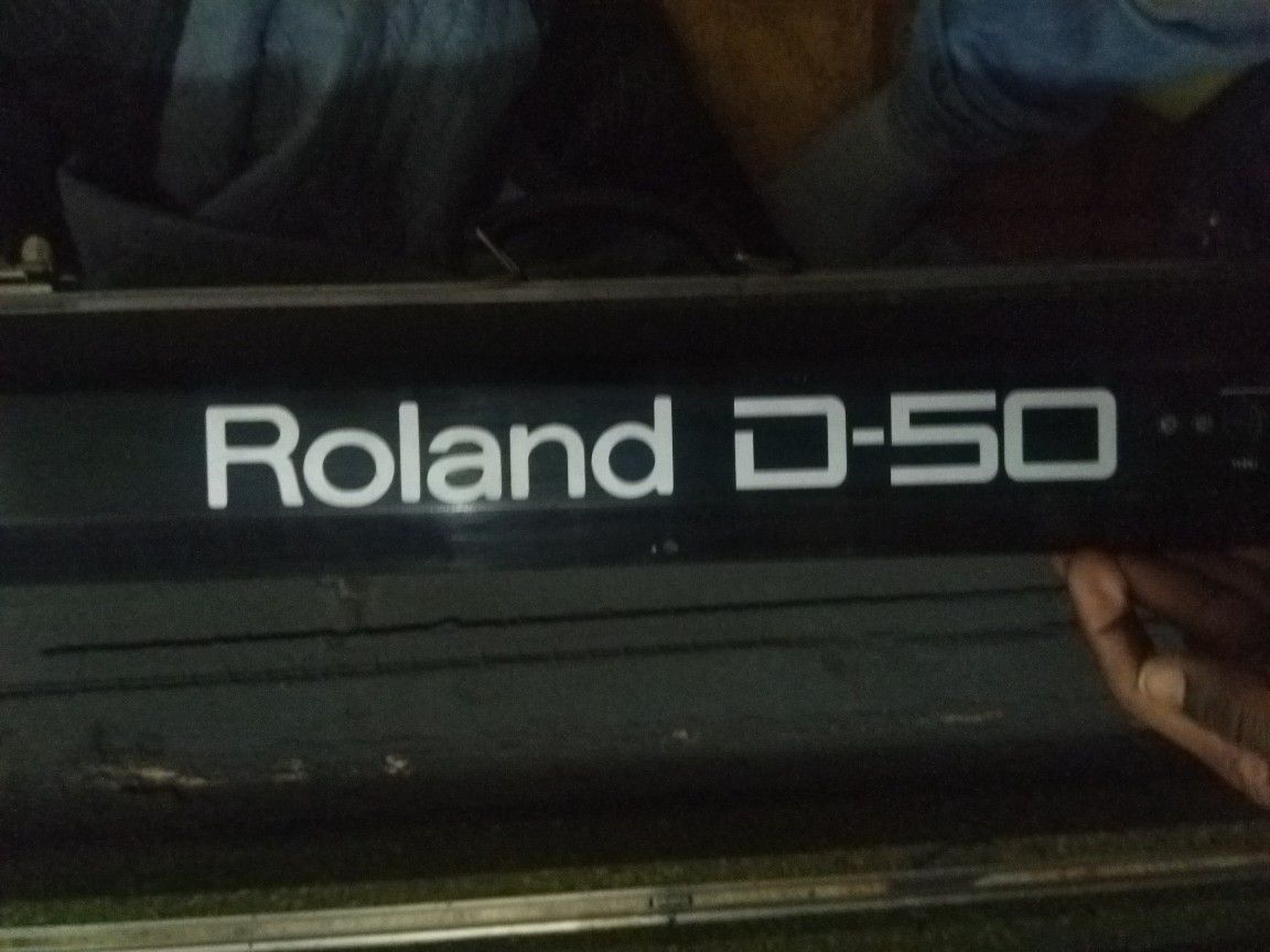 Vintage 1987 Roland D-50 Line Synthesizer