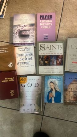 Lot of 9 Catholic & Spiritual Books