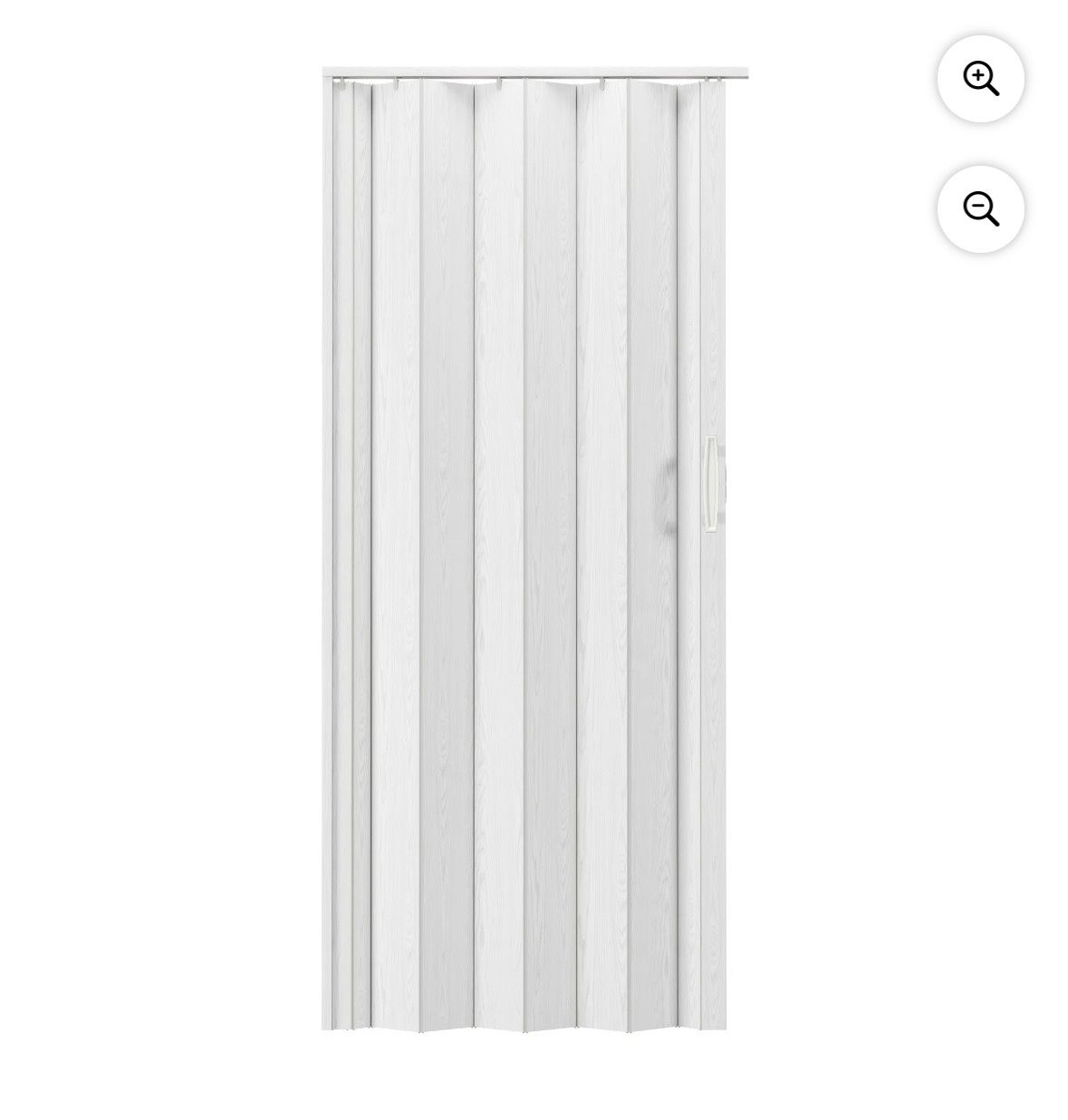 Techni Home Studio Series 48" W PVC Foldable Accordion Doors, White