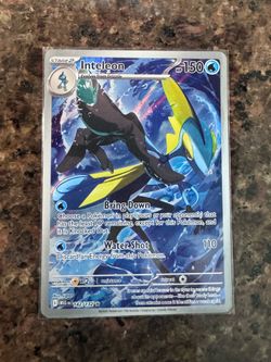 Inteleon Pokemon card