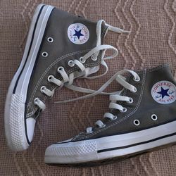 Grey Hightop Converse