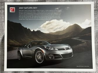 Saturn Skye 2007 dealer advertisement 