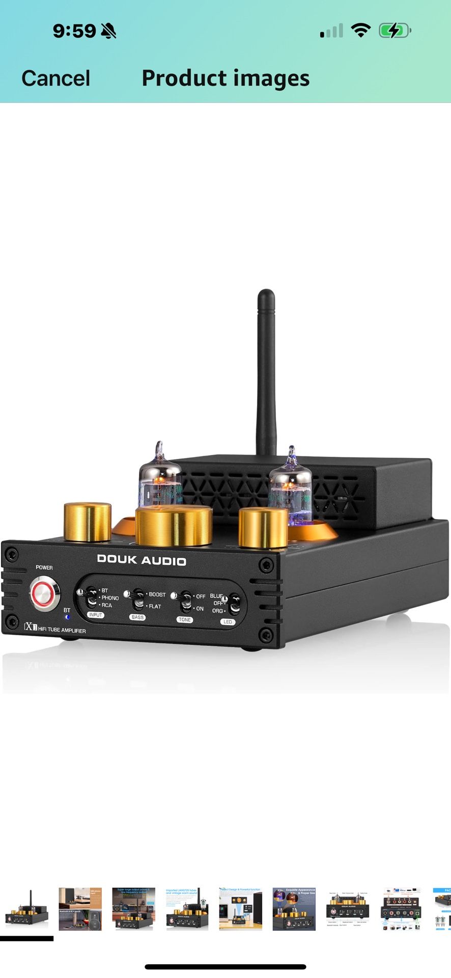 HiFi Stereo Bluetooth 5.0 Vacuum Tube Amplifier MM Phono Amp for Turntables 320W