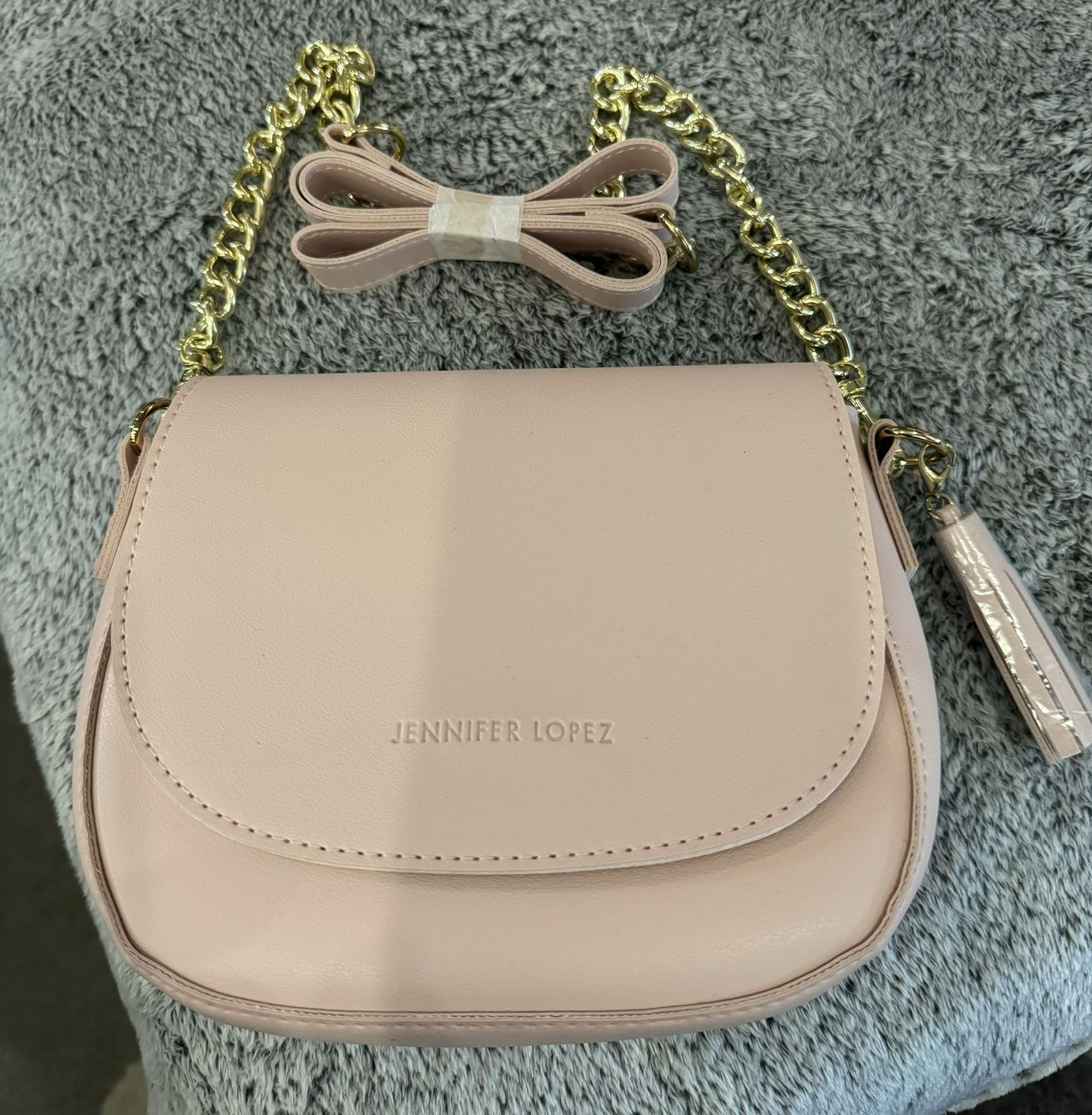 NEW JENNIFER LOPEZ LIGHT PINK CROSSBODY BAG $10!