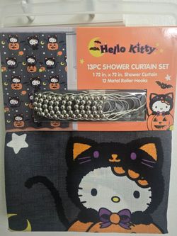 🎃 Hello Kitty 13pc Shower Curtains 🎃