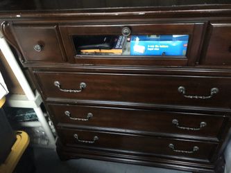 Cherry solid wood dresser