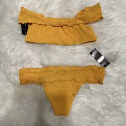 Yellow Bikini Set Mustard 