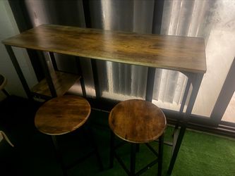 Juego de 3 piezas de Bar con taburetes