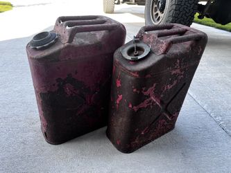 Military Jerry Cans
