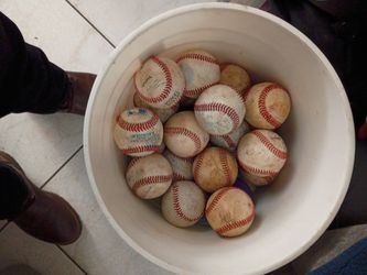 Baseballs Red Stitch
