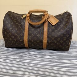 100% AUTHENTIC LOUIS VUITTON DUFFLE BAG 50. Good For Travel 
