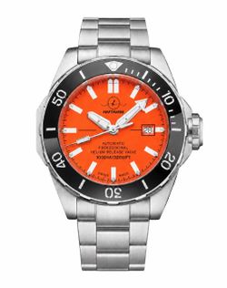 Haftavani - HPLA44092.06 – 1000M Deep Sea Automatic Dive Watch - Orange 🟠 Face - Swiss Made