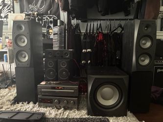 Home Theater sub and tower speakers