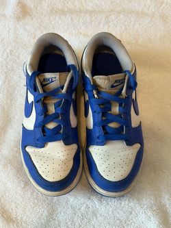 Nike Dunk Low Blue and White Sneakers