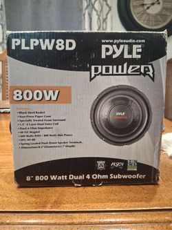 Pyle 8" sub (new)