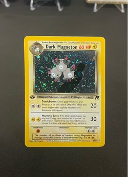 Dark Magneton - 1st Edition Holo *Swirl* - 11/82 - NM