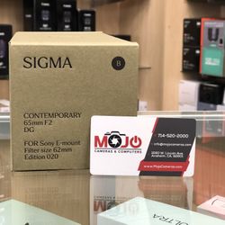Sigma 65mm F/2 Contemporary 