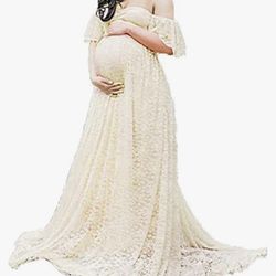 Light Yellow Maternity Dress 