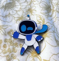 PIN CLUB PlayStation Astro Bot Enamel Figure Pin (2" Tall) Official