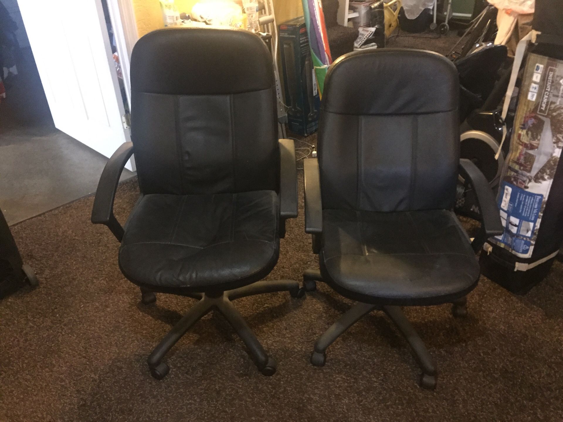 2 Office chairs good condition