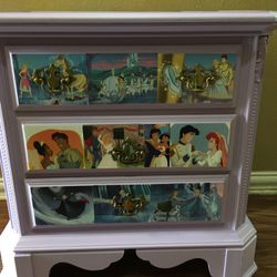 Disney Princess End Table / night Stand / Small Dresser