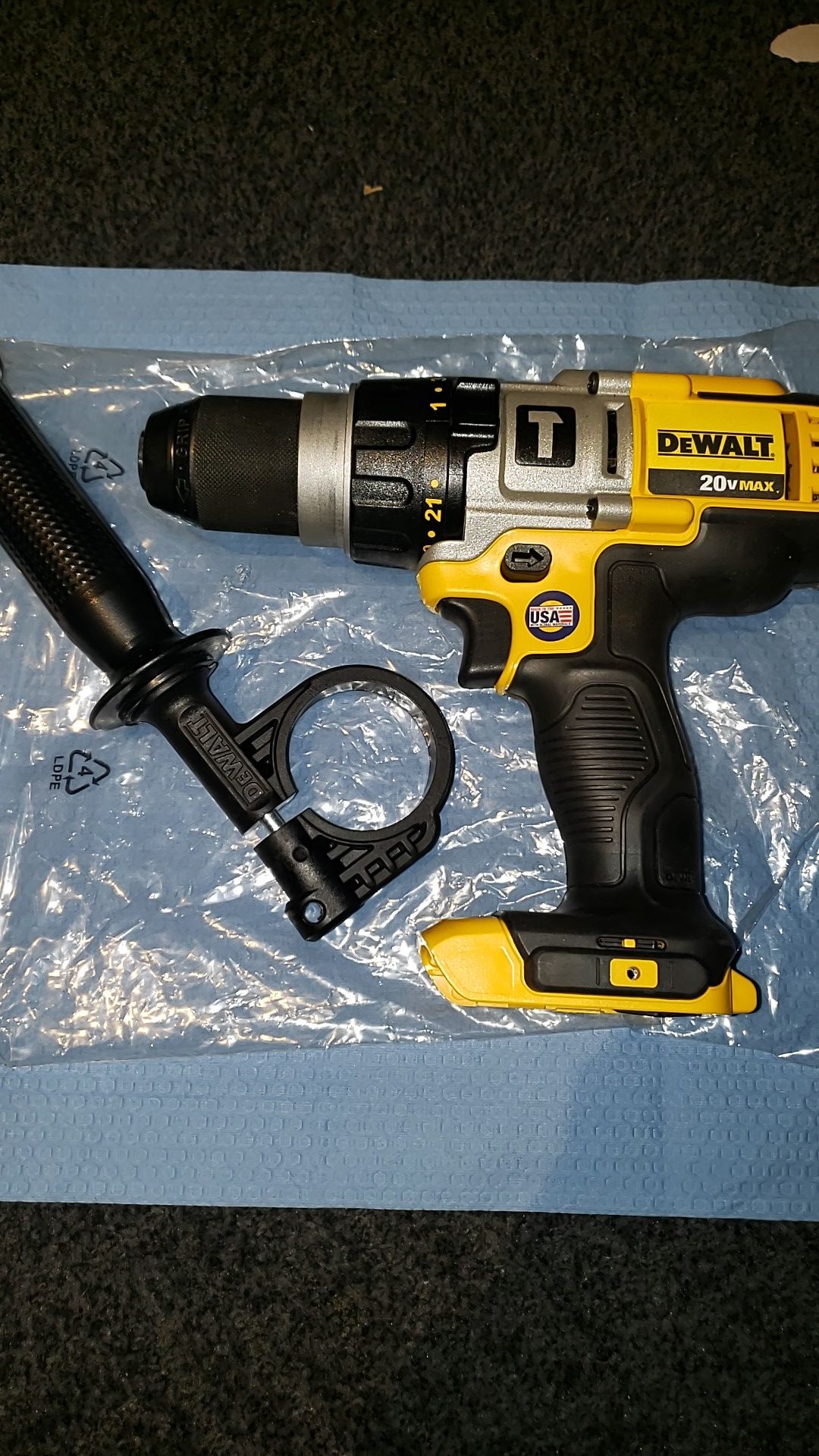 Brand new Dewalt 20v hammer drill made in USA