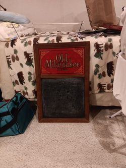 Old Milwaukee Beer Bar Sign