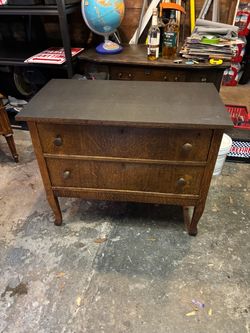 1910s 2 drawer dresser/ side table