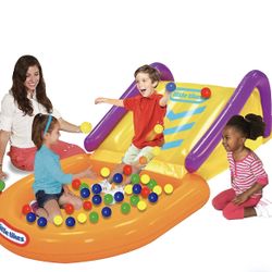 Little Tikes Slide & Splash Down Ball Pit - New