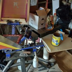 Screen Printing + Dryer+Paint 