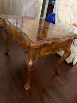Retro wood coffee table