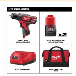M12 Compact 3/8 From Driver Kit 