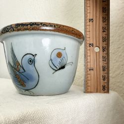 Vintage Ken Edwards El Palomar Mexican Pottery Bowl Or Cup