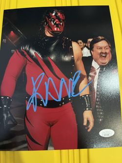 Kane Signed WWE 8x10 Wrestling