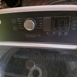 GE GTW Large Capacity Washer In White