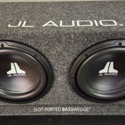 JL Audio 10” Subs With Box