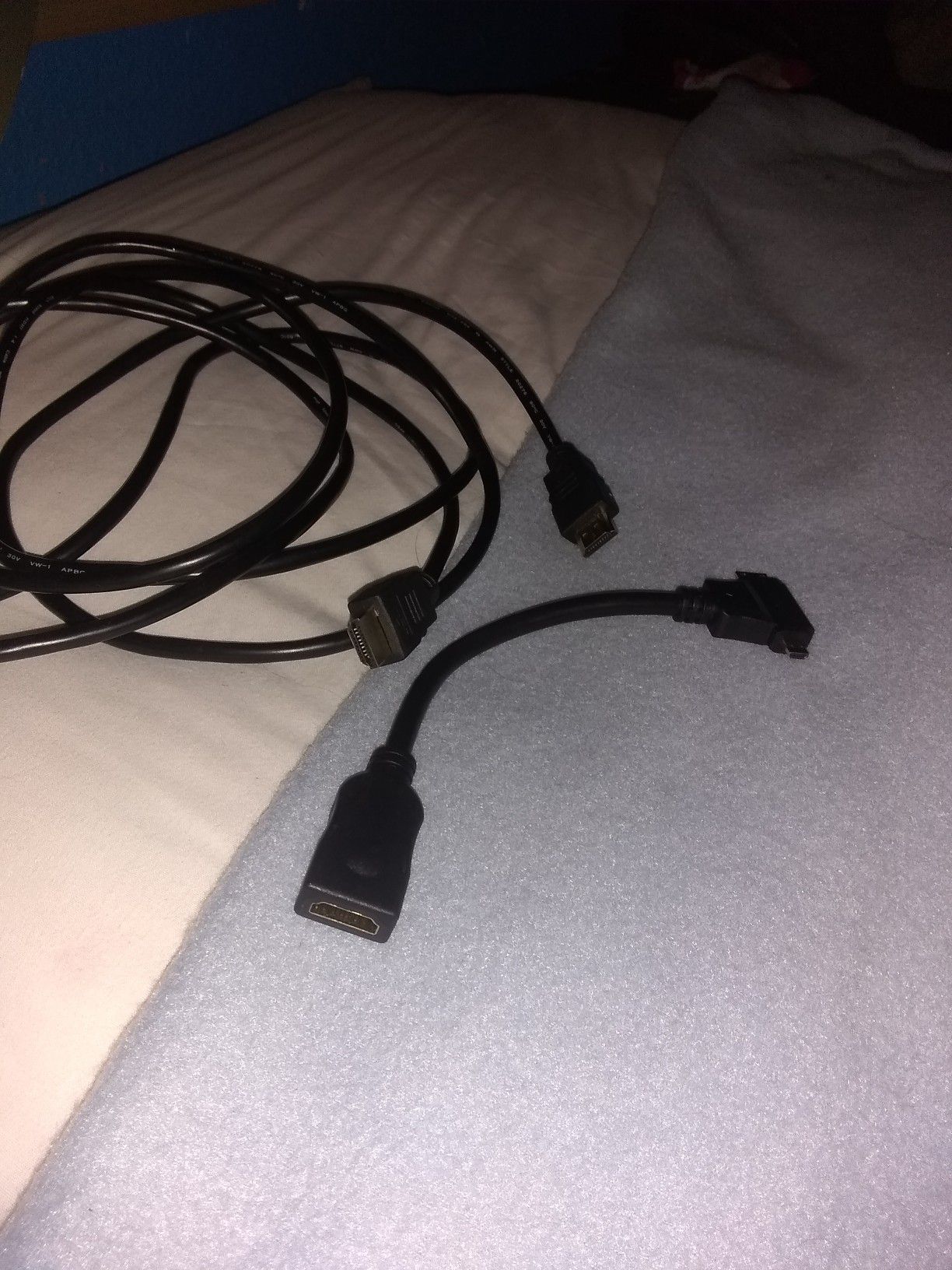 HDMI cord plus adapter$20