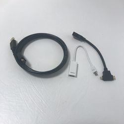 Mini & Micro HDMI to HDMI Cable AND iPad to TV (HTMI) Cable AND 6ft HDMI Cable