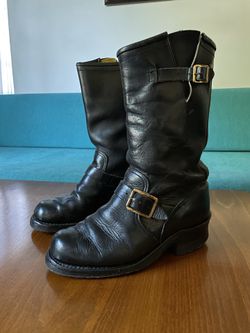 Vintage 1950s Santa Rosa Brand Engineer Motorcycle Boots