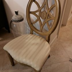 Dining Room Chairs Solid Wood Neutral & Cottail Table