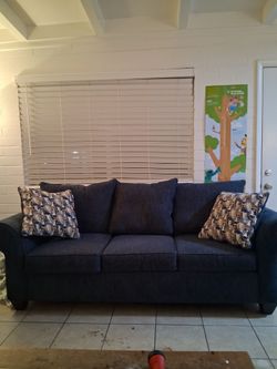 Fashionable Blue Couch
