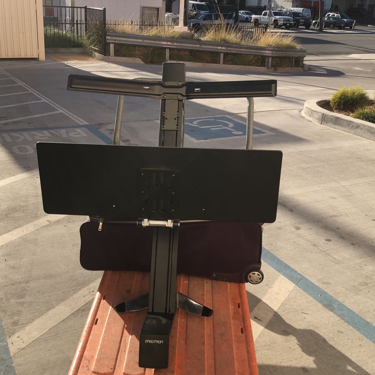 Ergotron standing/sitting desk attachment