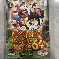 Donkey Kong 64 Japanese CIB 