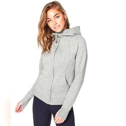 Lululemon Scuba Gray Hoodie Sweater Jacket Coat 12