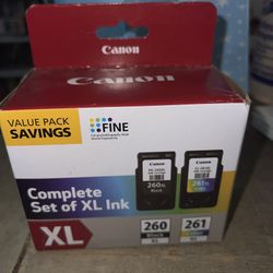 Canon PG 260XL Black CL 261XL Color Ink Cartridges Value Pack New