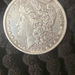 1884 Morgan Silver Dollar Excellent Condition