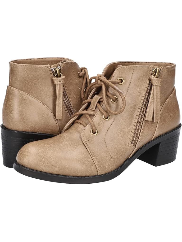 Easy Street Womens Becker Taupe Ankle Boots Shoes 9.5 New In Box