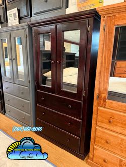 Cherry tall wardrobe closet ropero armoire Nuevo new