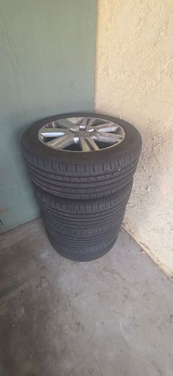 Set of 4 Audi 17 inch Alloy Wheels